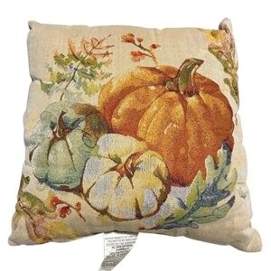 Pumpkin Harvest Tapestry Pillow